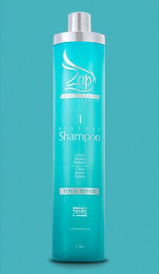 CAUTERIZAÇÃO ZAP 1 LITRO CADA (KIT)shampoo+ativo