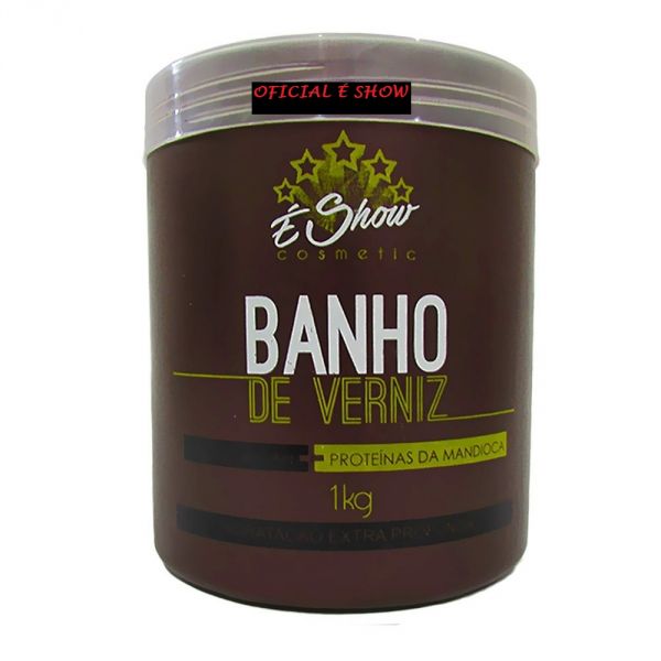 ALISADOR E REDUTOR DE VOLUME CAPILAR É SHOW (MANDIOCA + ÓLEO DE ÁRGAN)1KG
